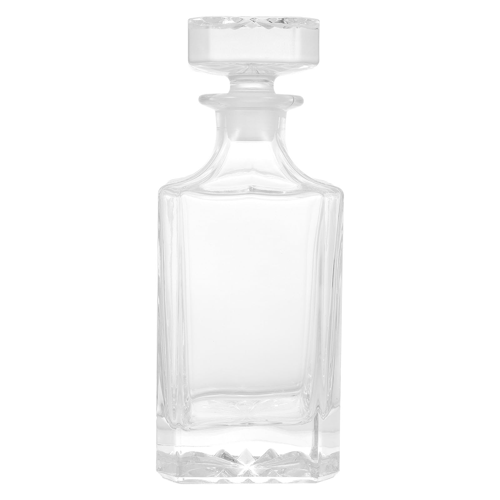 YARNOW Carafe à Whisky Bouteille pour Brandy et en Verre Imitation Lisse Décoration Maison Élégante Bouteille pour Brandy et pour Restaurants et Bars