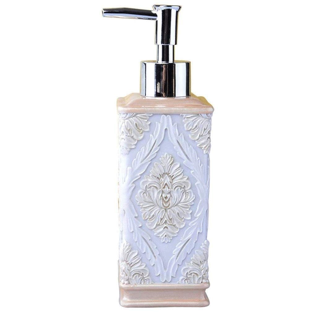 Bottiglia con pompa per dispenser di sapone liquido ricaricabile per ripiani del bagno, lavelli da cucina contenente sapone per le mani, detersivo per i piatti, sapone per le mani, oli essenziali