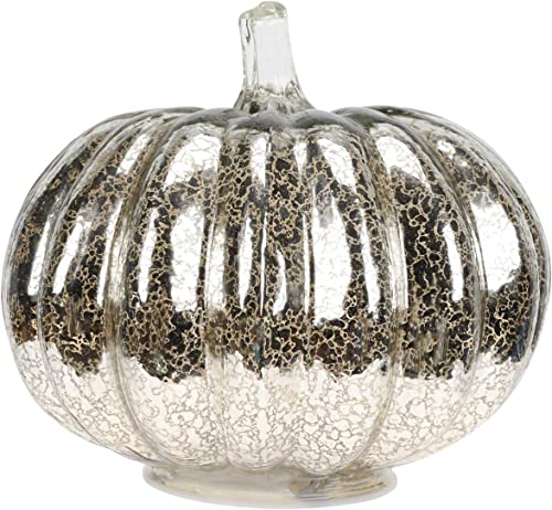 Cadeaux pour l'automne avec cette lampe citrouille en verre illuminée