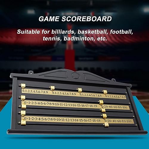 Marcador de billar para pared, tablero de puntuación para snooker miniatura 2