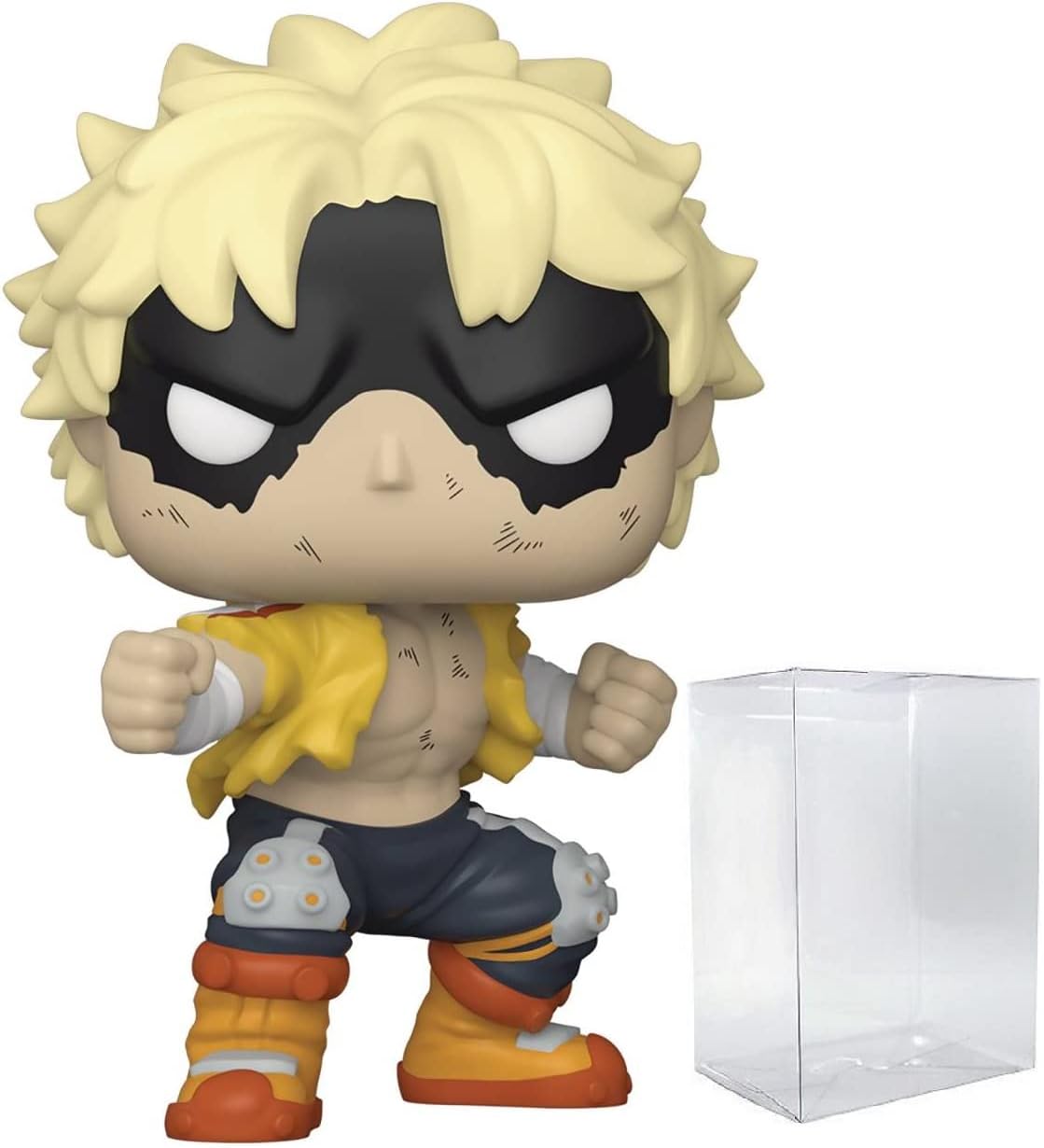 POP My Hero Acadamia - Fat Gum (Slim Form) Funko Vinyl Figure (Bundled with Compatible Box Protector Case), Multicolor, 3.75 inches