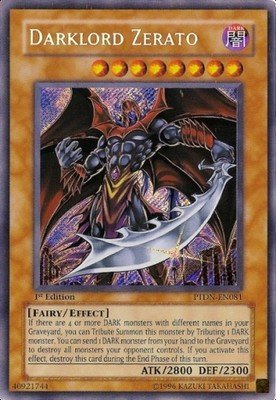 Amazon.co.jp: 1HS02 英語版 遊戯王 PTDN-EN081 Darklord Zerato 堕 