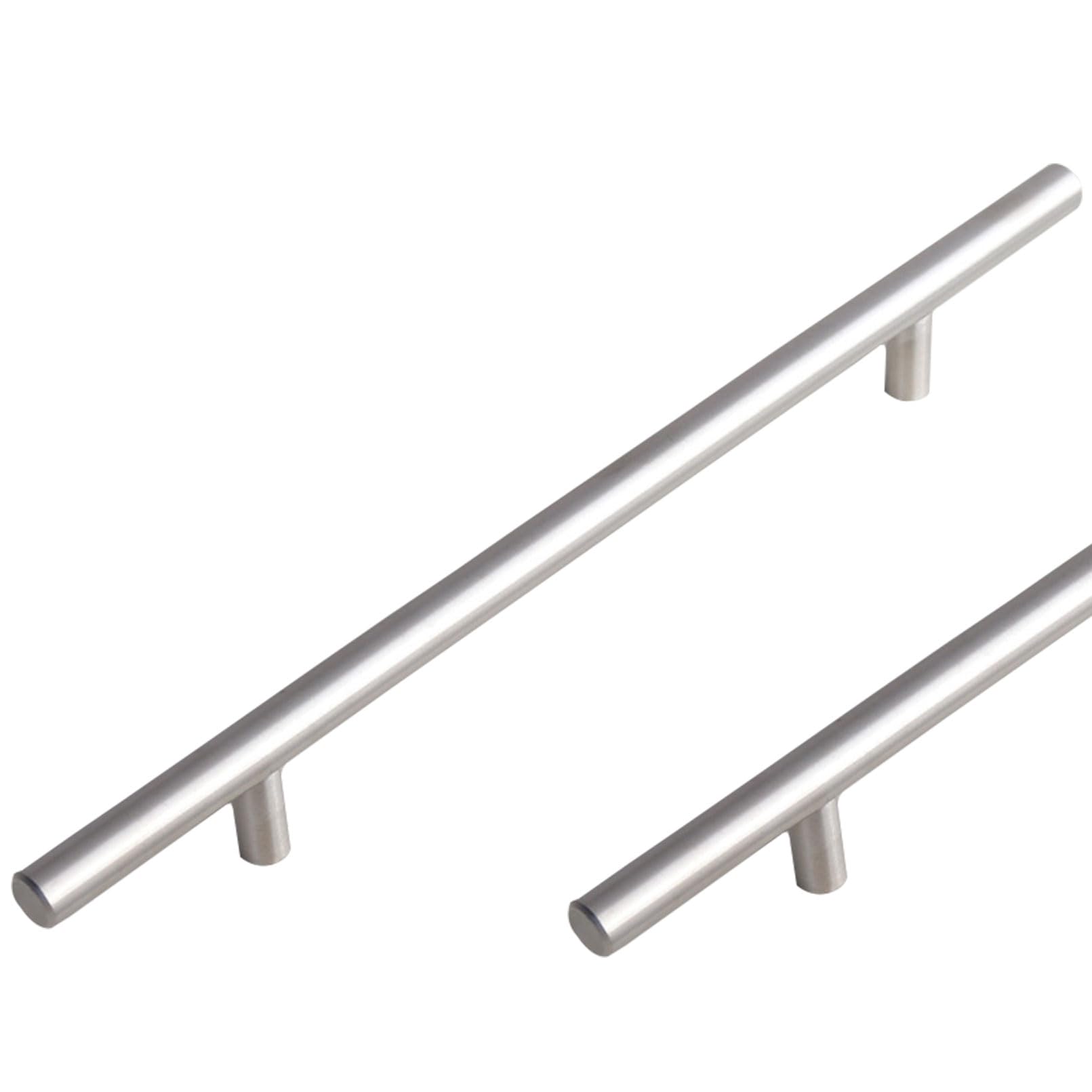 SZLXJMFL Kitchen Cabinet Handles 192mm, 2 Pack Handle for Furniture Hollow Stainless Steel | Plating Surface, Drawer Handles Hole Centers: 96-192mm Cupboard Pulls Brushed 192mm/7.6in