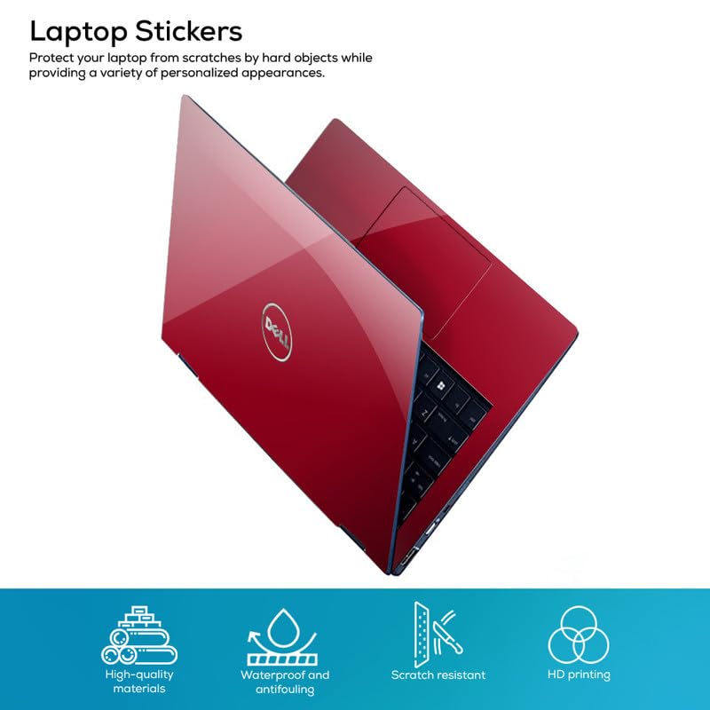Image of Galaxsia DSGN 375 Full Body Laptop Skin Bubble-Free| Laminated & Removable | HD Quality Sticker for Laptops Upto 15.6 Inches Compatible with DELL