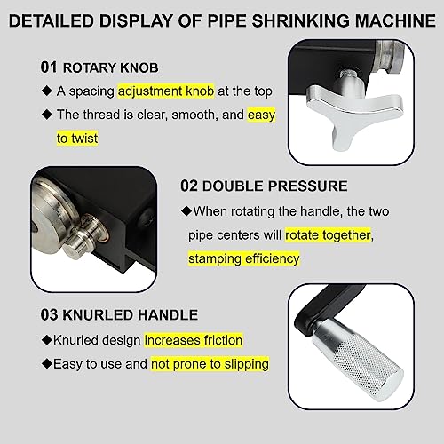 Manuelle Rohrwulstrolle sickenmaschine Rohr Schlauch Sicken Werkzeug, ladeluftkühler Stahlrohr Rohrwulstwerkzeug Für 5/8In Und Größere Rohre 2 5 inch intercooler piping kit Applicatore isolamento