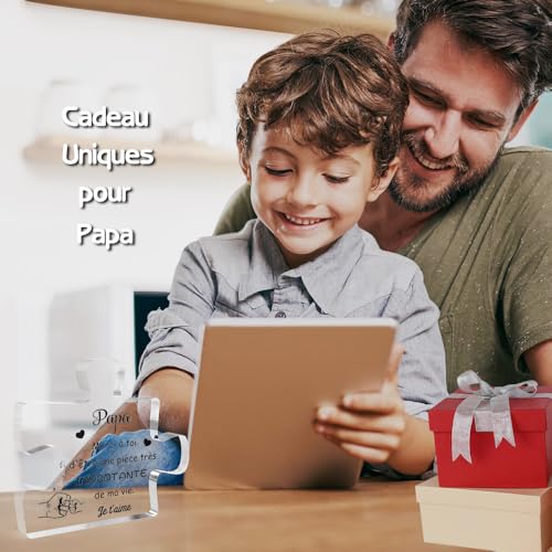 Cadeau Pour Papa Cadeau Papa Anniversaire Fete Des Peres Acrylique Puzzle Cadeaux Fête Des Pères Un Père Cadeaux Anniversaire Paques Eid Noel Saint Valentin Pour Pere Beau Père De ma Fille Fill – vue 6
