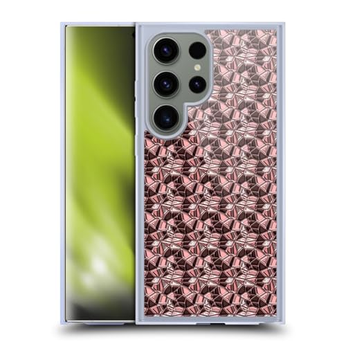Coque Samsung S24 Ultra LebensArt Gemmes Glamour Or Rose compatible MagSafe et antichoc