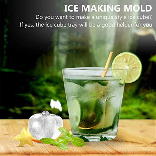 1 Unidade Molde De Hóquei No Gelo De Silicone Molde De Gelo Abóbora De Silicone Grande Bandeja De Cu