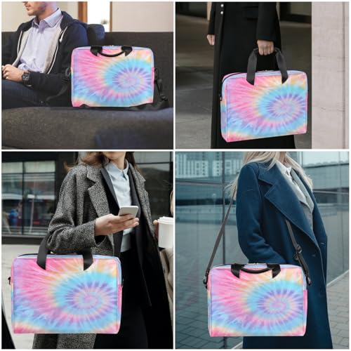 Bolso para portátil de 16 pulgadas Ethnic Pink Tie-dye miniatura 2