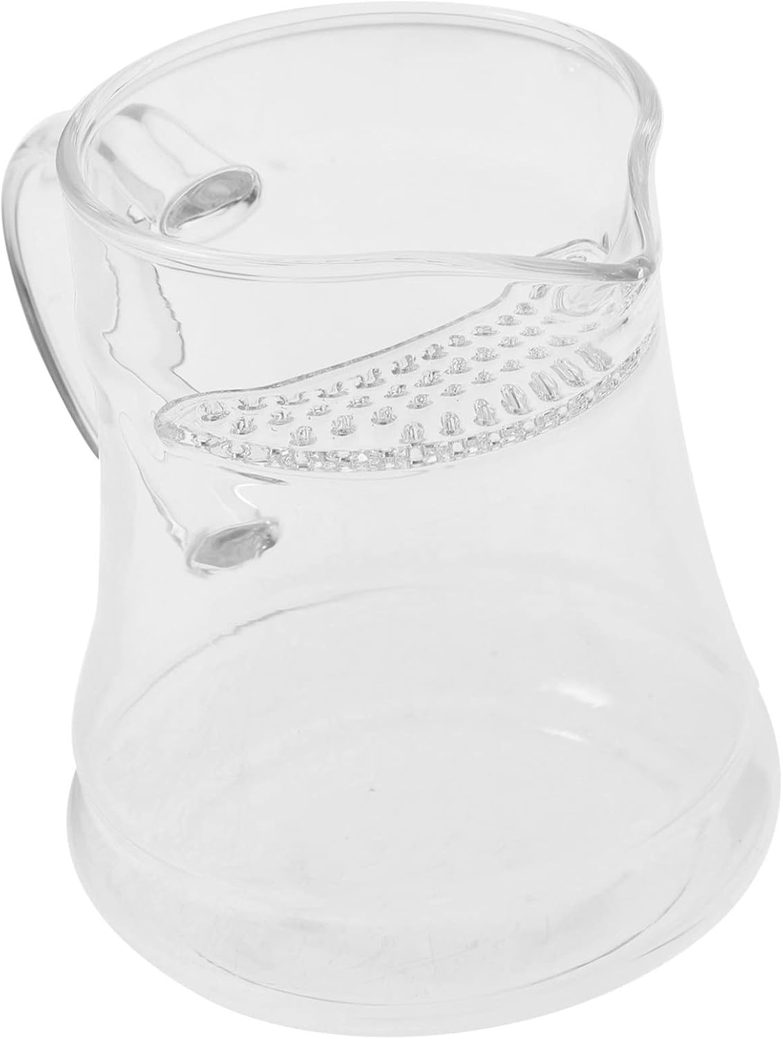 Heat Resistant Glass Tea Pitcher with Anti-scald Handle Multi-function Tea Dispenser for Home and Use for Loose Leaf Brewing