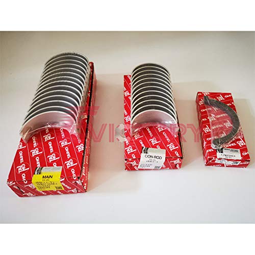 Kit de joints de révision moteur 6HK1-TC ISUZU complet avec roulement de tige principal