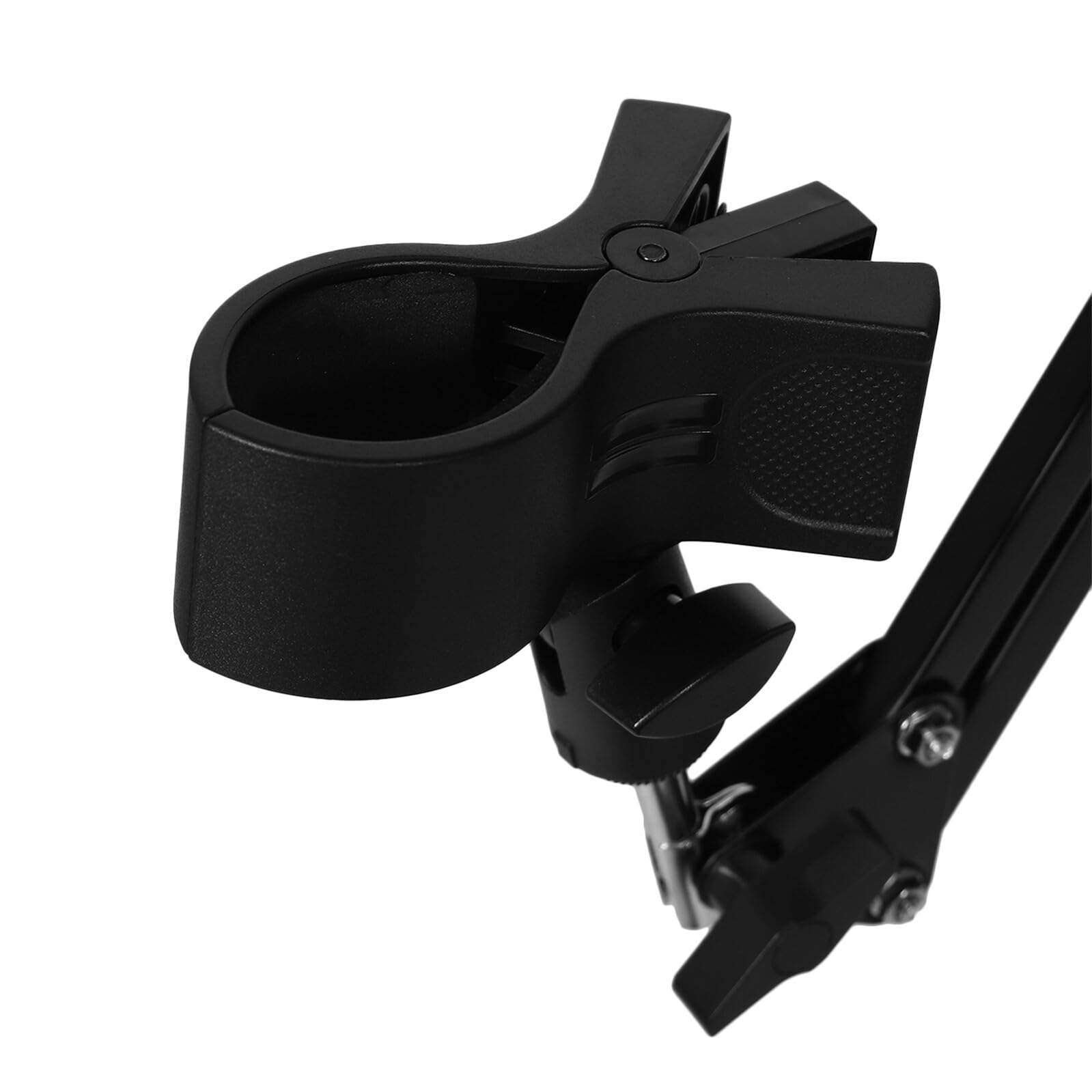 SOIMISS Soporte Ajustable para Secador de Pelo Brazo Plegable Clip Antideslizante Manos Libres para Salón Hogar Baño