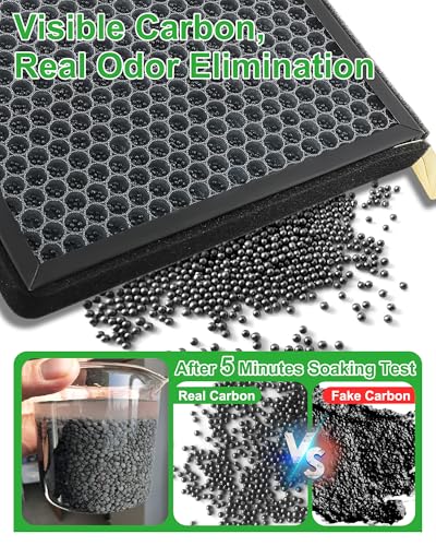 Image of CF11643 Cabin Air Filter for VW Atlas Tiguan Jetta GTI, for Audi Q3 TT A3 | Activated Carbon Beads for VW (2015-2025), for Audi (2015-2025)