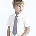 Bundle Monster 5 pc Boys Mixed Pattern Pre-Tied Elastic Fashion Neckties - Set 1: On the Go