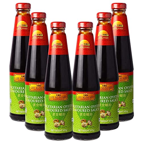 Image of Lee Kum Kee Vegetarian Oyster Flavoured Sauce, 18 oz ? 510 g, 6 Pack