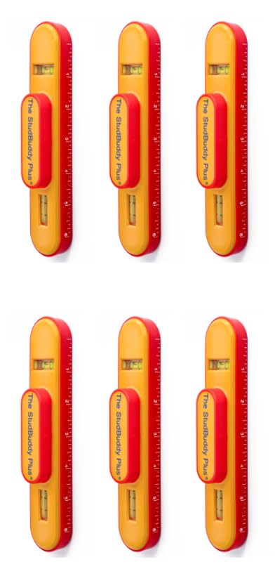 Image of The StudBuddy Plus Magnetic Stud Finder with Level - Made in the USA - Easy to Use Stud Finder for Drywall and Wood