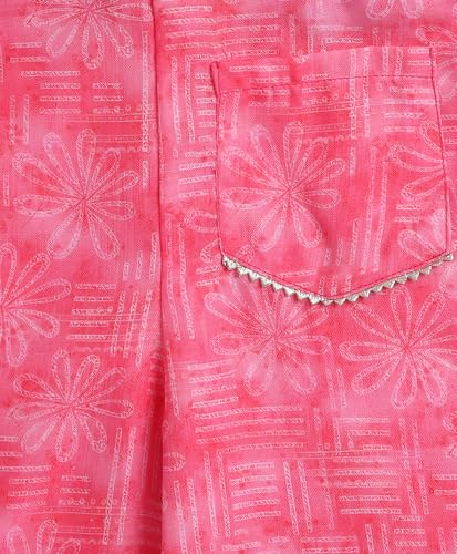 Image of The Magic Wand Woven Digital Printed Co-ord Set For Kids Girls, Sleeveless Top With Palazzo Pant Two-Piece Western Stylish Clothing Set For Festivals