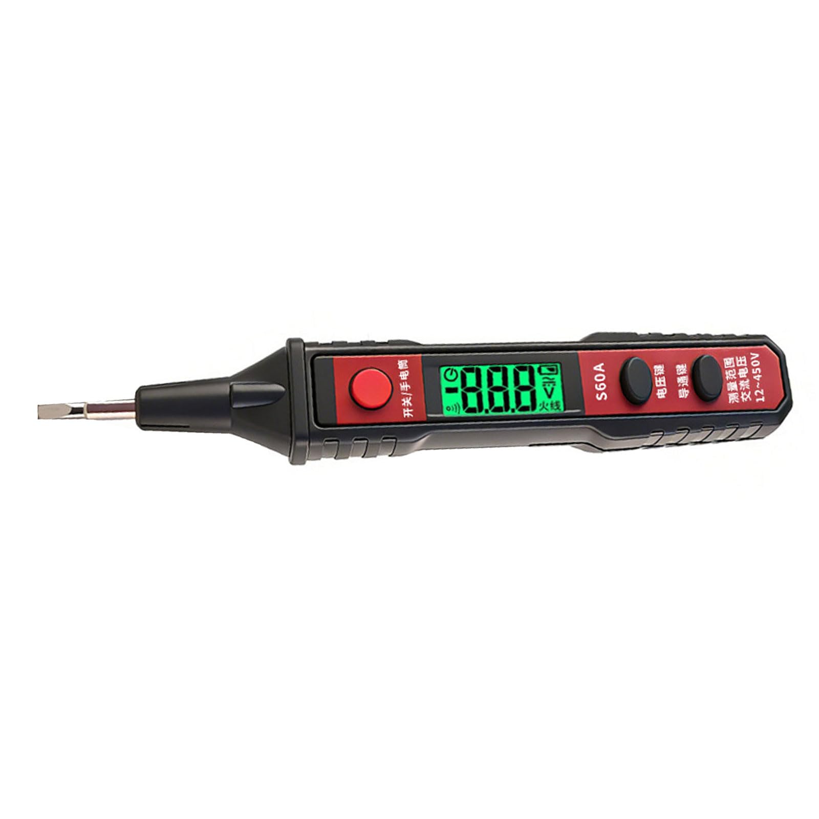 Kaccde Light Electrician Tool None Voltages Tester Pen Electrician Tool With Intelligent Sound Alarm Function Enduring Voltages Tester