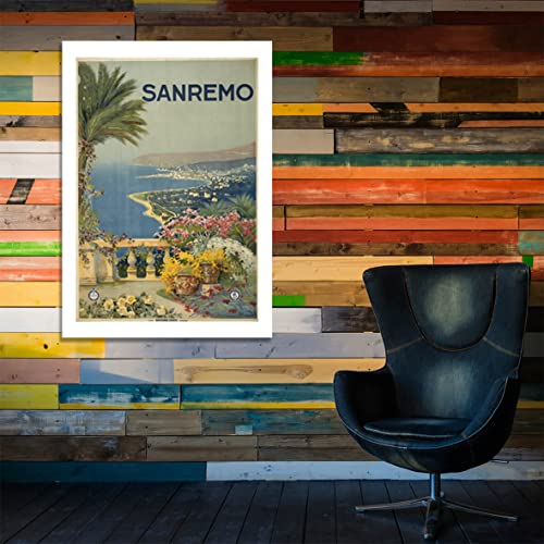 Poster de voyage Sanremo de qualité galerie d'art grand format - 6
