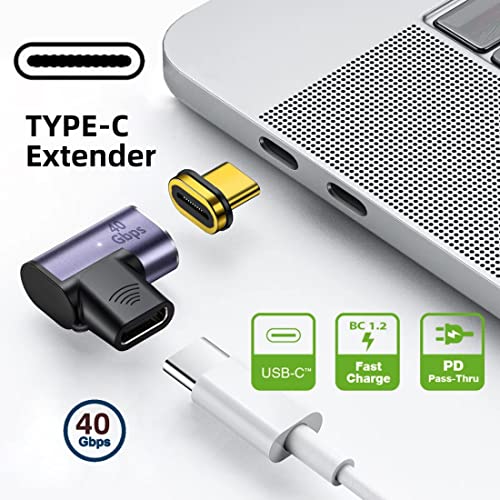 CY USB C connettore magnetico, 40 Gbps USB 4 tipo
