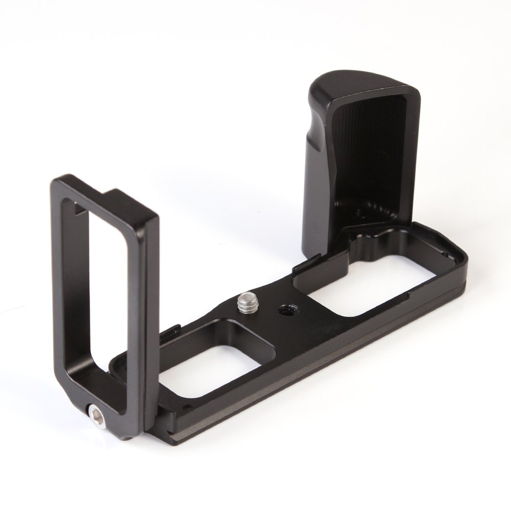 FOTGA LB-EM5II Plateau Rapide Hand Grip L Support Quick Release Plate pour Tête trépied Olympus Om-d E-m5 Em5 Mark II