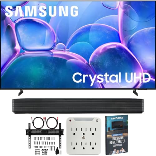 Samsung UN70U7900FFXZA 70 inch U7900 Series UHD 4K Smart Tizen TV 2025 Bundle with LG Bluetooth Soundbar Wireless Speaker, TV Wall Mount, 6-Outlet Surge Adapter and Theater Essentials