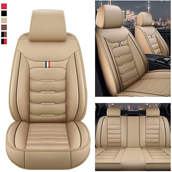 Voiture Cuir Ensembles Housses SièGe Pour VOLKSWAGEN EOS, Avant Et ArrièRe ImperméAble Protection IntéRieurs Coussin Accessoires