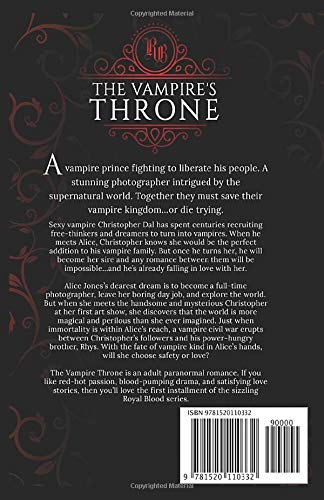 Independently Published Tipton, Aj The Vampire'S Throne: A Paranormal Romance thumb #1