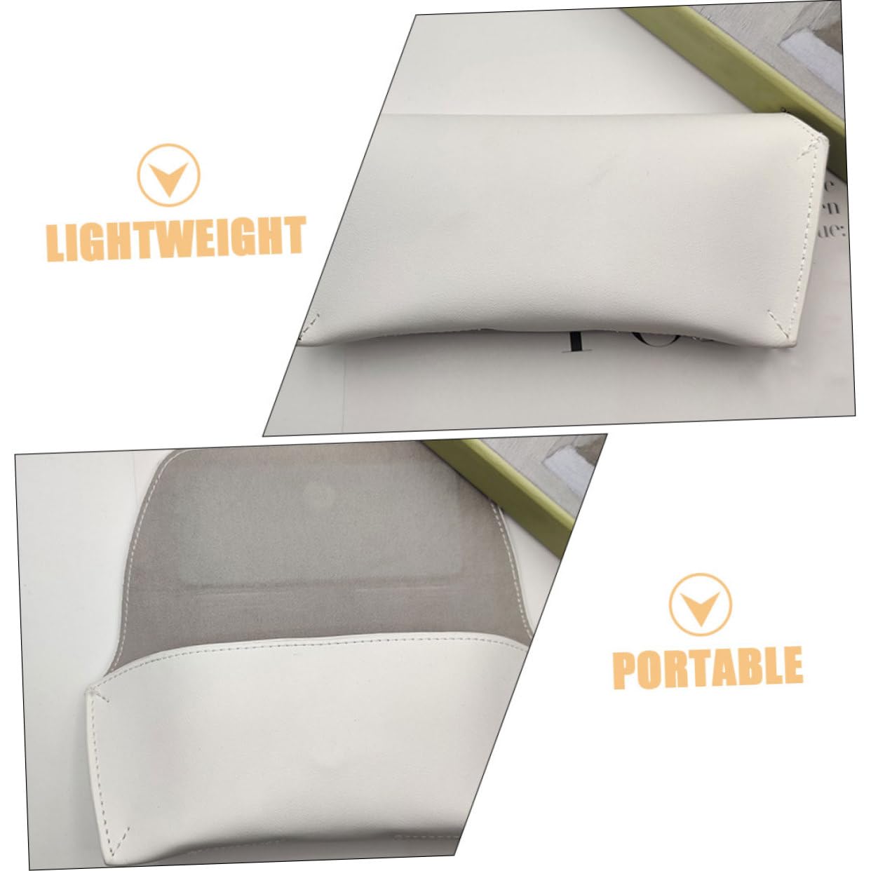 LIFKOME Copertura Protettiva Per Occhiali Custodia Per Occhiali Da Sole Da Donna Piccola Custodia Per Occhiali Custodia Per Occhiali Da Sole Per Uomo Astucci Per Occhiali Bianca Pvc