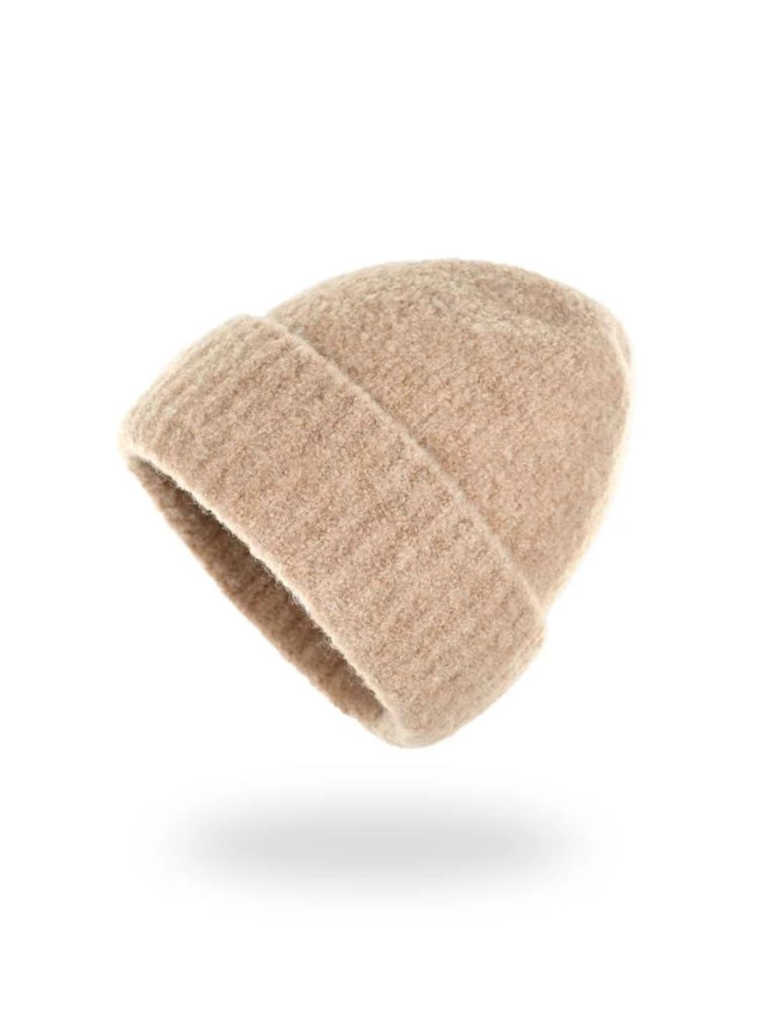 Wvapzxx Cappello Da Donna In Lana Tinta Unita Autunno Inverno Berretto Lavorato A Maglia Spesso Cappelli Caldi Ragazze