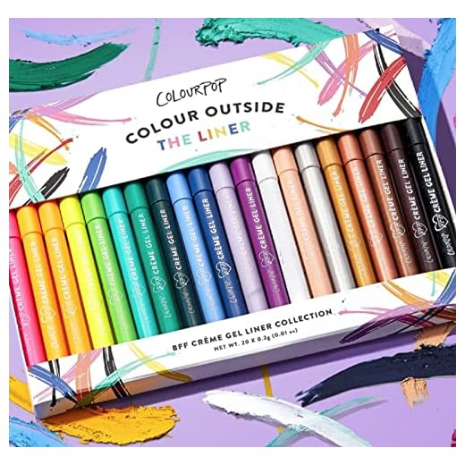 Colourpop ColourPop COLOUR OUTSIDE THE LINERS Eyeliner Set Vault Retractable Creme Gel Matte Metallic