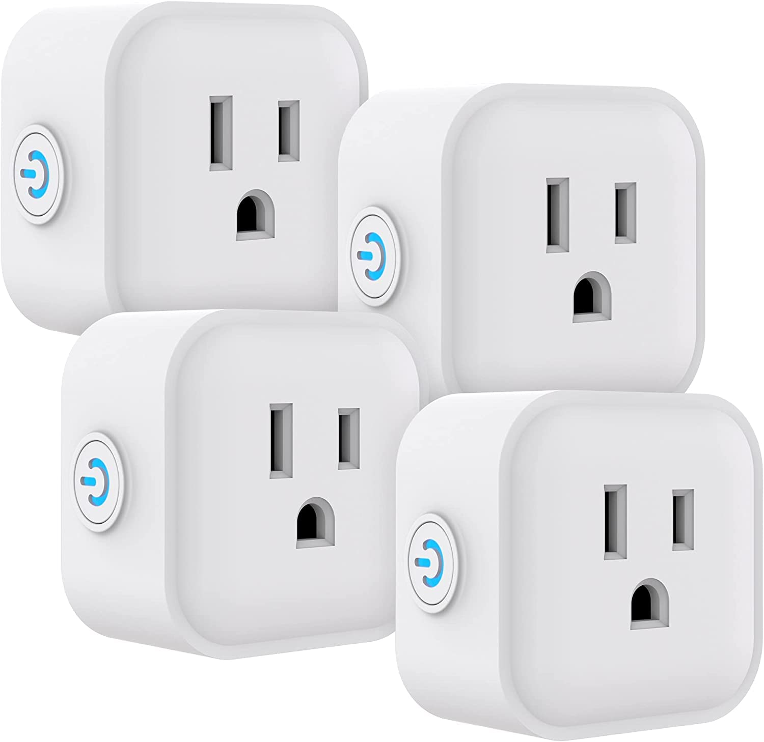 Gafild Smart Plug WiFi Outlet Works with Alexa, Echo & Google Home, No Hub Required, App Controlled, ETL Certified, 4 Pack, 51411