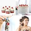 FOIMAS 50pcs Artificial Fruit Cherries,Lifelike Fake Cherry Simulation Decor for Home Decoration Photo Prop Craft Supply #4