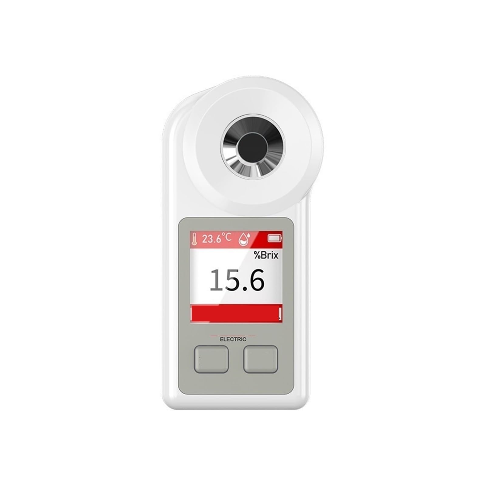 OPFVUJIKX Réfractomètre, Compteur De Sucre Portatif 0-55, Testeur for Fruits Et Boissons, Mesure La Teneur en, Dispositif du Niveau(SDJ1529Colorful (0~35%))