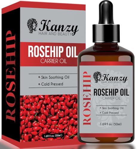 Kanzy Rozenbottelolie Pure 100% Biologische Koudgeperste Olie