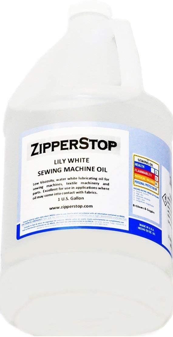 Sewing Machine Oil Lily White 1 U.S. Gallon