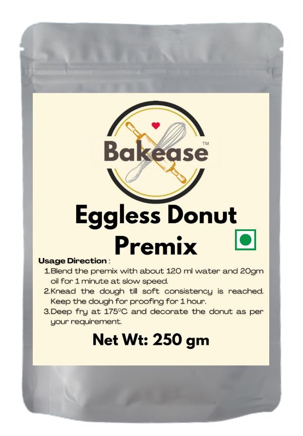Bakease Donut Premix, 250 gm (B07WMNP64P) Amazon Price History, Amazon Price Tracker