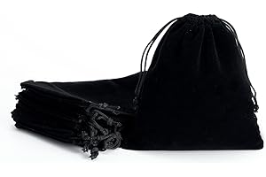 Tendwarm 20 Small Felt Bags for Jewelry, Candy & Gifts