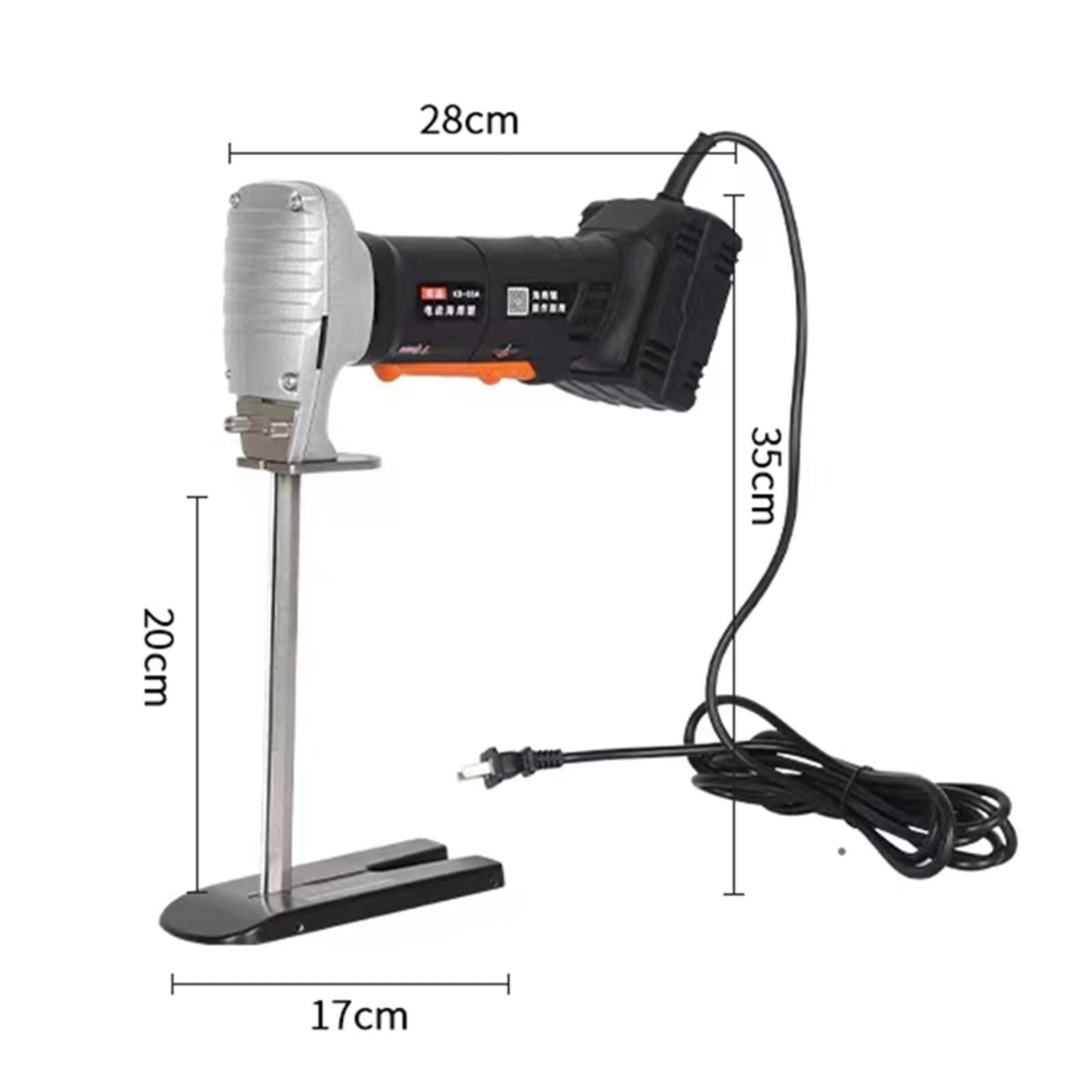 Sega elettrica Spugna Taglierina Professionale Spugna di gommapiuma Sega da taglio alternativo Strumenti e utensili professionali(130mm blade length)