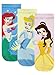 Produktbild Disney Prinzessinnen Socken 3er Pack | Mädchen Socken für Fans von Arielle, Cinderella und Belle | Set mit 3 Baumwollsocken für Mädchen | 31-36 cm
