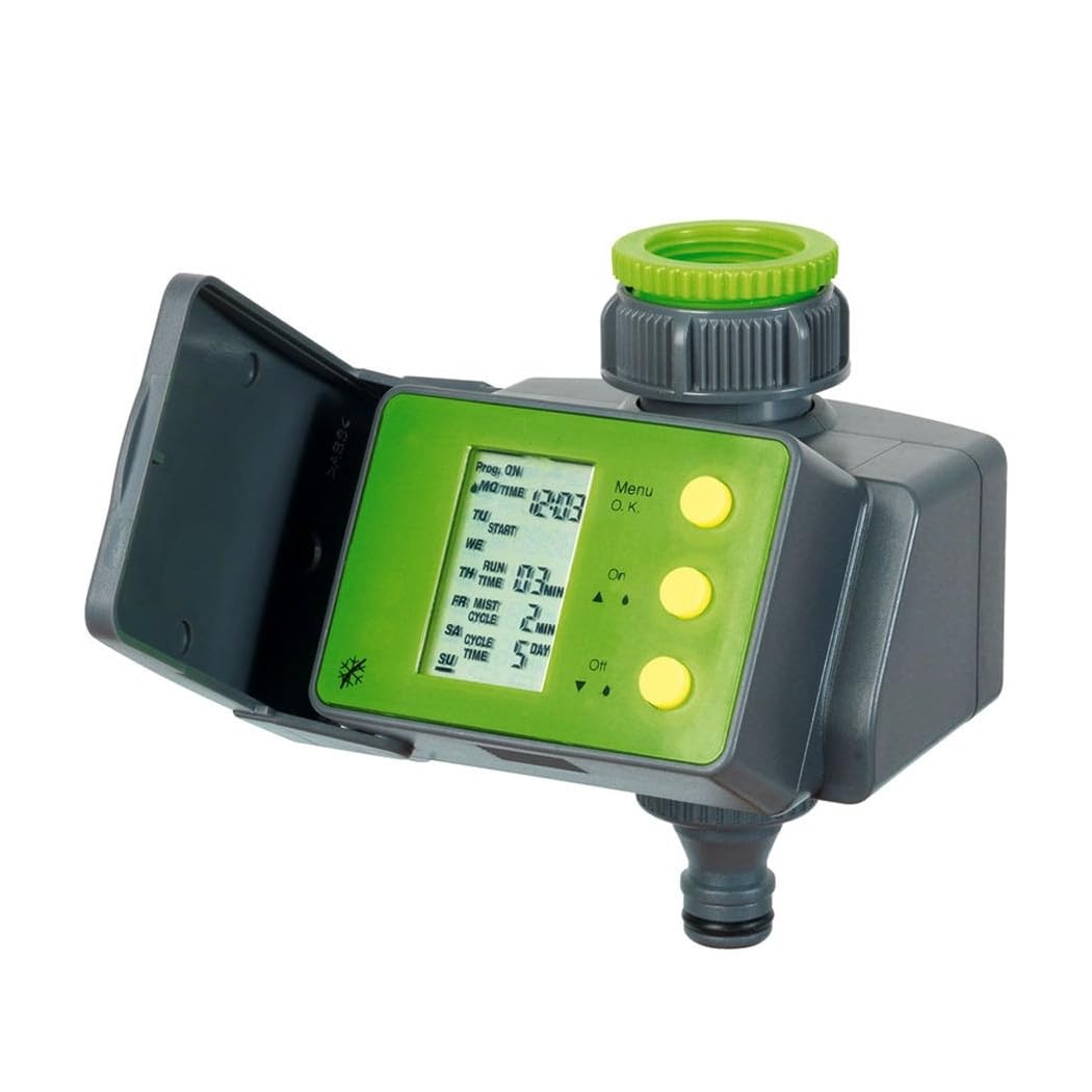 Programmatore irrigazione Giardino Automatico Digitale con Presa Rubinetto 20/27