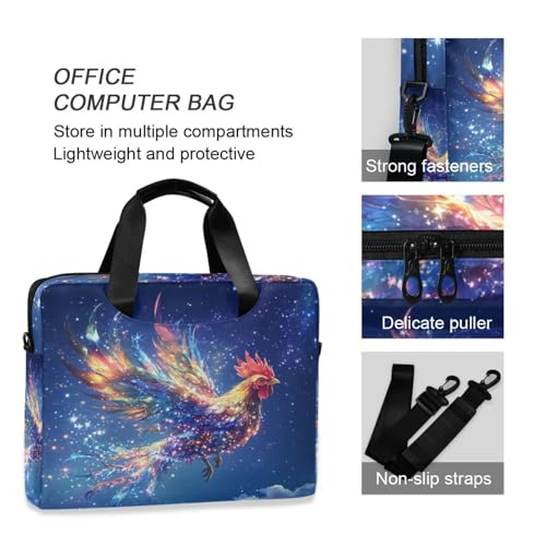 Maletín porta laptop con correa y asa para 15.6 pulgadas miniatura 6