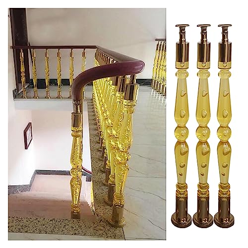 Evite pasillos oscuros con el kit de balaustre de cristal acrílico para escaleras 3