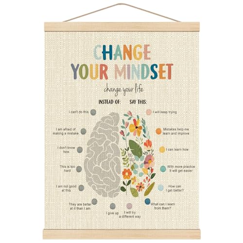 Boat Wades Mental Health Wall Banners Poster Hanger Frame, Change