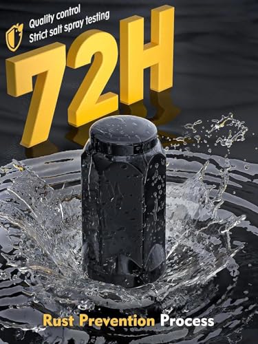 Image of MIKKUPPA M14x1.5 Lug Nuts - Replacement for Chevy Silverado 1500 Traverse Colorado Tahoe, GMC Sierra Savana Aftermarket Wheel, Black 4pcs Wide 23mm Closed End Bulge Acorn One-Piece Tire Lug Nut