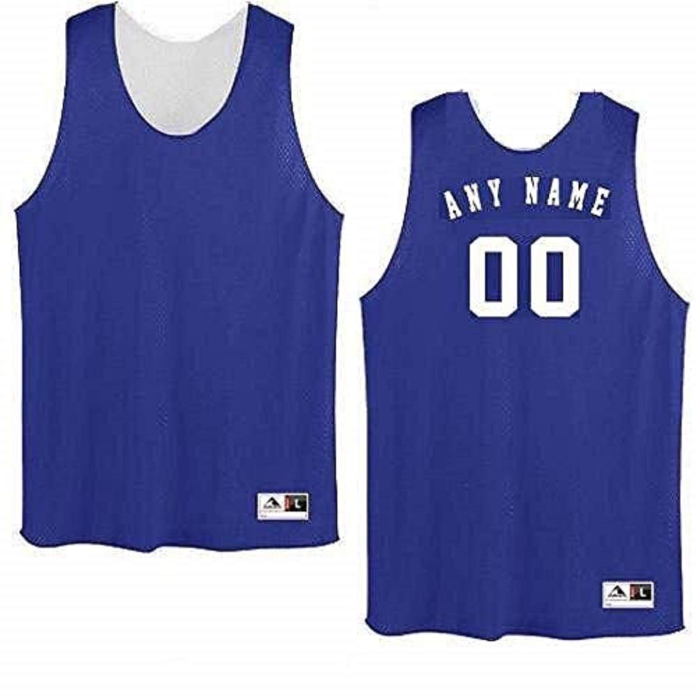 Custom Reversible Mesh Tank Basketball Jersey (Name/# on Both Sides Front & Back)