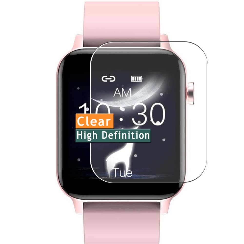 Vaxson 3-Pack Screen Protector, compatible with Sysmarts TS11 TS11N 1.4" Smartwatch smart watch, TPU Guard Film Protectors Sticker [NOT Tempered Glass] New