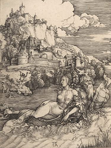 Affiche Toile Le Monstre Marin Dürer 60x90cm Impression Art Muséum Décoration Salon