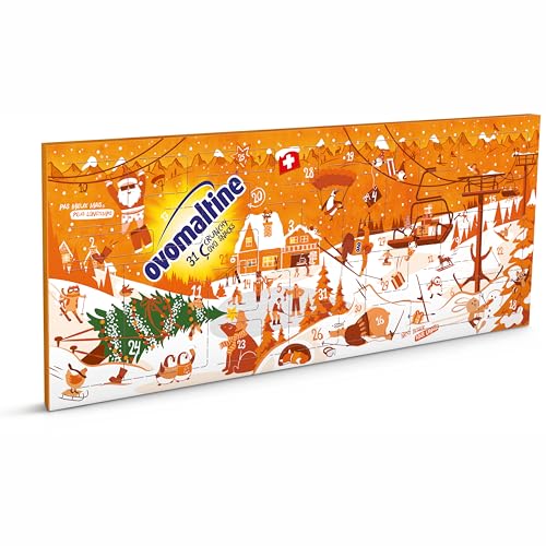 Ovomaltine Adventskalender 2025 mit 31 x Crunchy Minis - Weihnach...