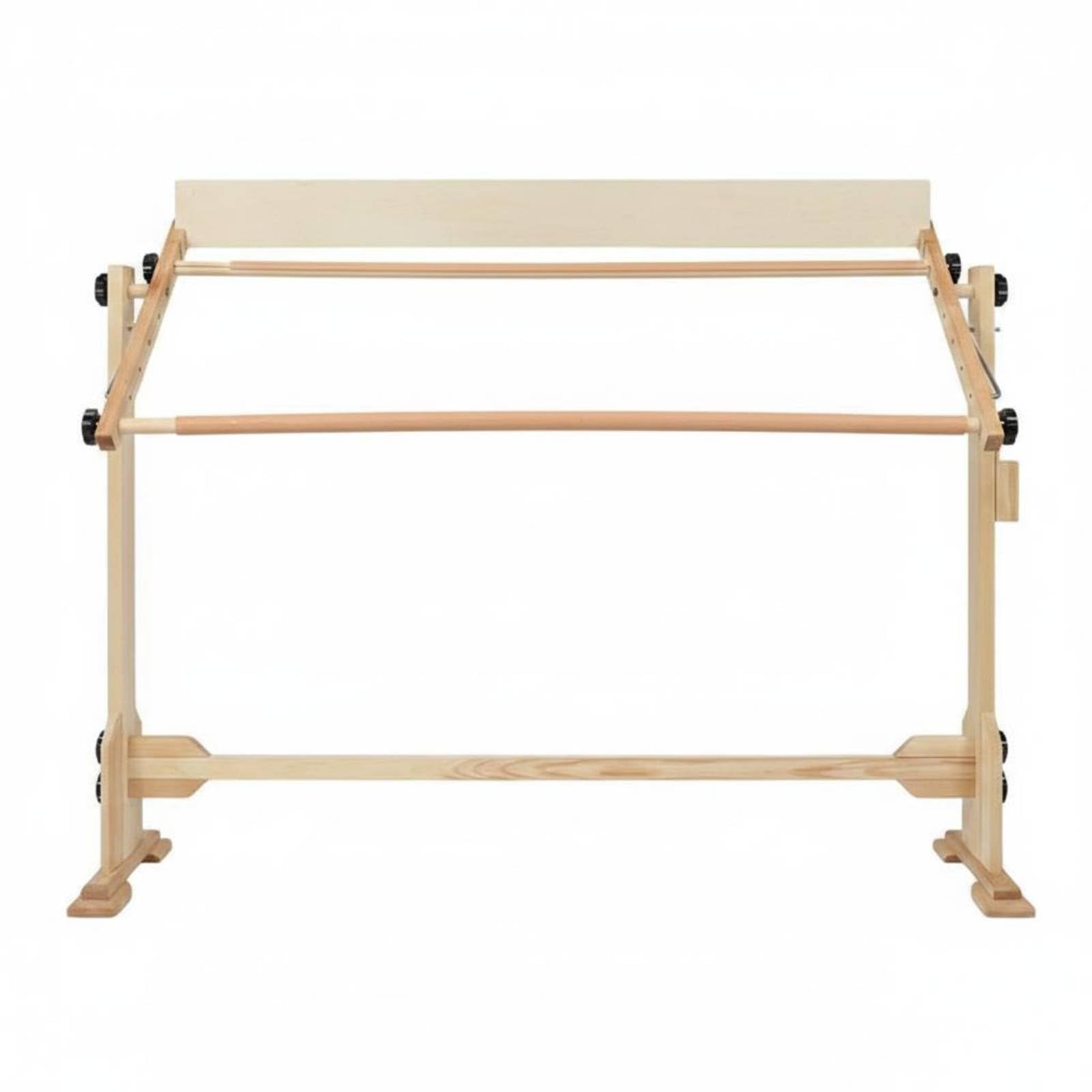 LOVIVER Stickständer Kreuzstichrahmen Stickrahmen Stickgestell Handarbeitsständer aus Holz Stabiler Einstellbarer Breite Und für Präzises Sticken Und Längere Sitzungen für Hobby Zuhause Werkraum